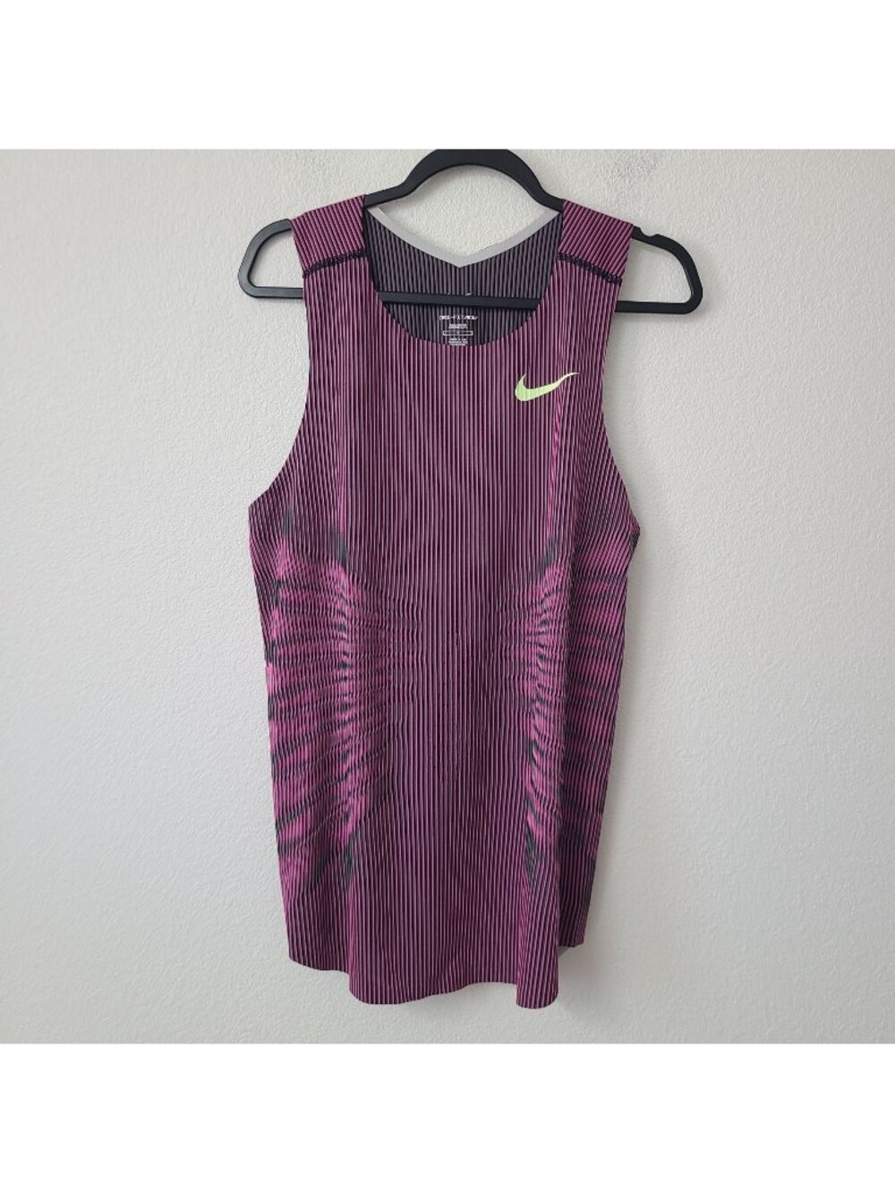 NEW Nike 2024 Pro Elite Made In USA Singlet Tank FD5785-617 Size L-Tall Purple